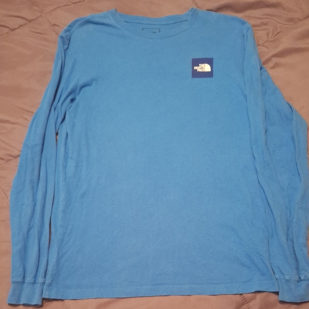 The North Face Sky Blue Long Sleeve Tee